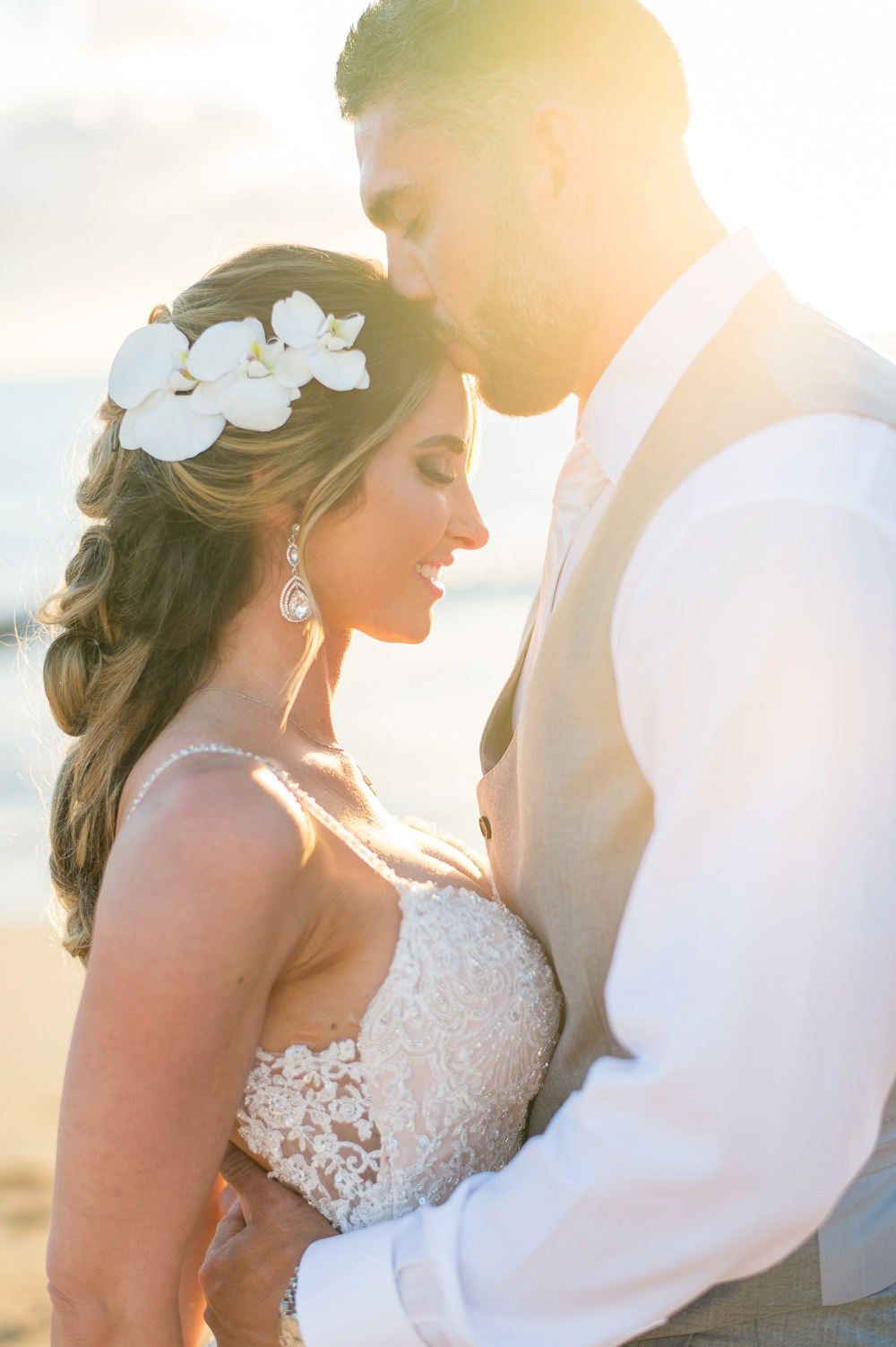 Wedding at the Fairmont Kai Lani with hair and makeup by Love and Beauty Maui