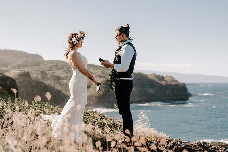 Wedding hair and makeup for vow renewals in maui hawaii