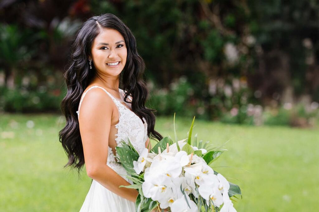 Bridal Hair Styling in Maui for Weddings