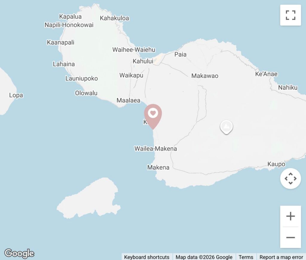 Love and Beauty Maui Kihei Salon Locations Map